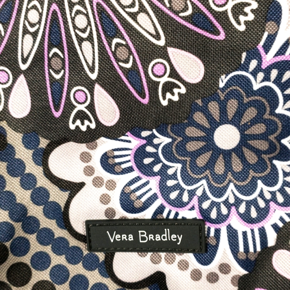 💼  Vera Bradley Top Handle Backpack Purple - Picture 3 of 3
